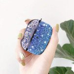 Wholesale Rhinestone Gradient Bling Glitter Sparkle Diamond Crystal Case for Apple Airpods Pro (Blue)